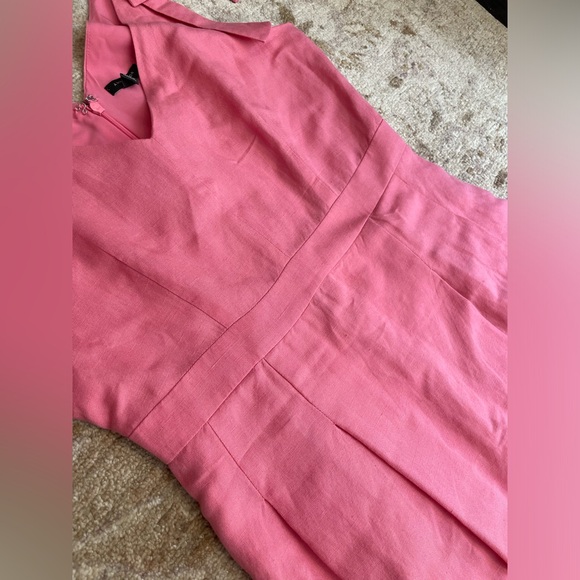 Ann Taylor Petite fit and flare Linen dress size 2P - Picture 5 of 12